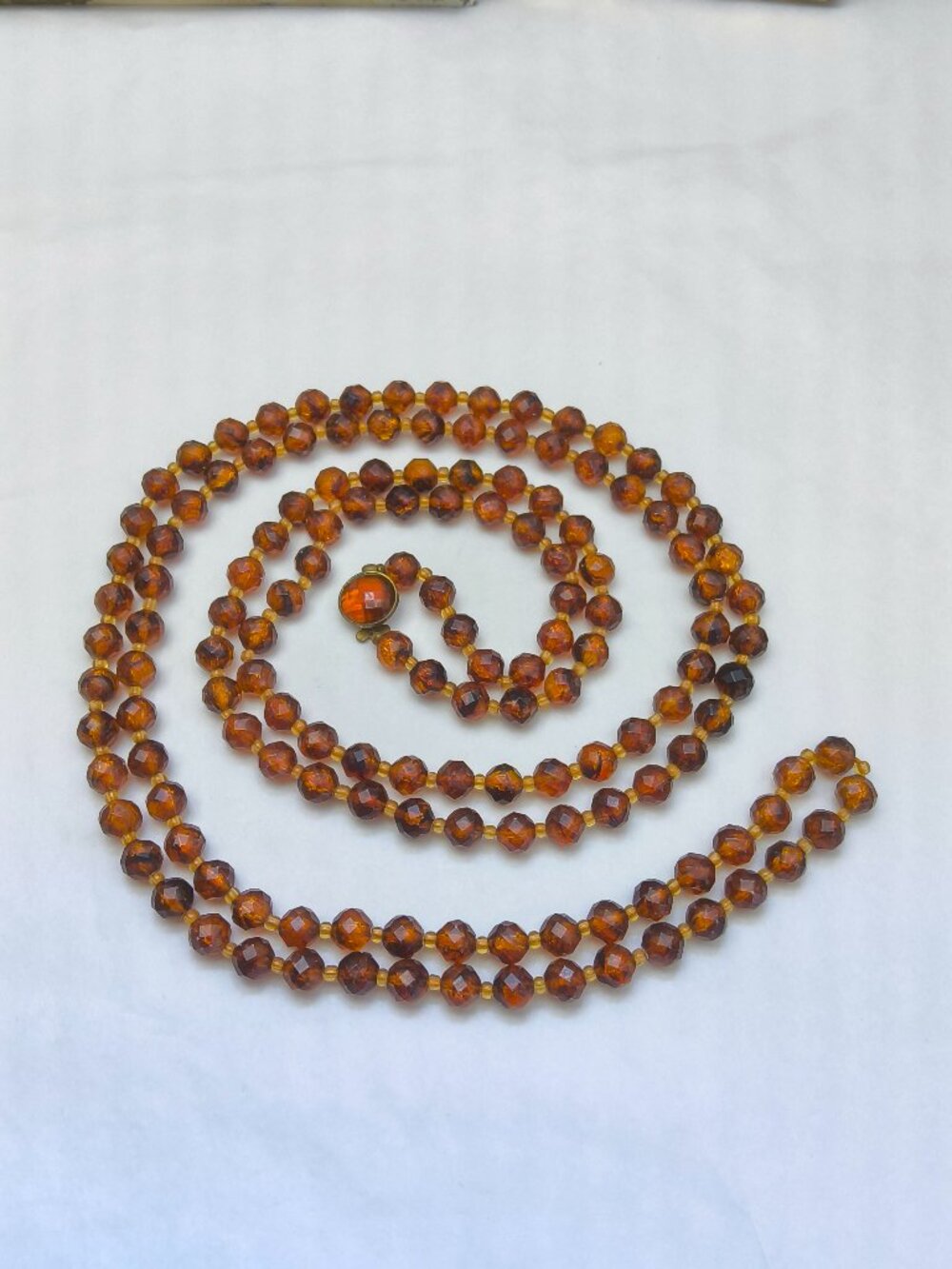 Vintage West German Plastic Bead Strand